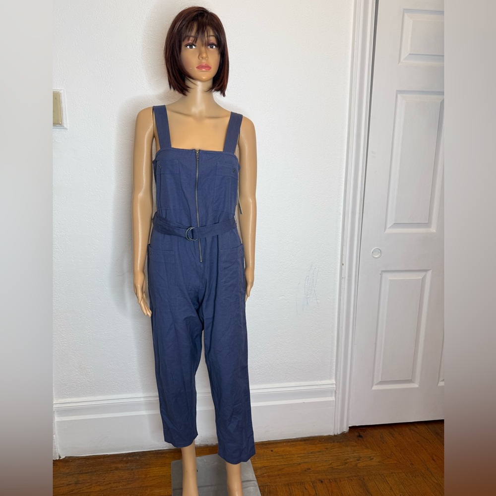 🆕 Billabong Womens Light The Night Jumpsuit Cargo Pocket Overall Bib Size M